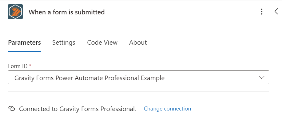 Selecting your form